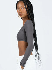 Paynton Long Sleeve Top Grey