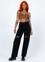 Rumi Top Brown