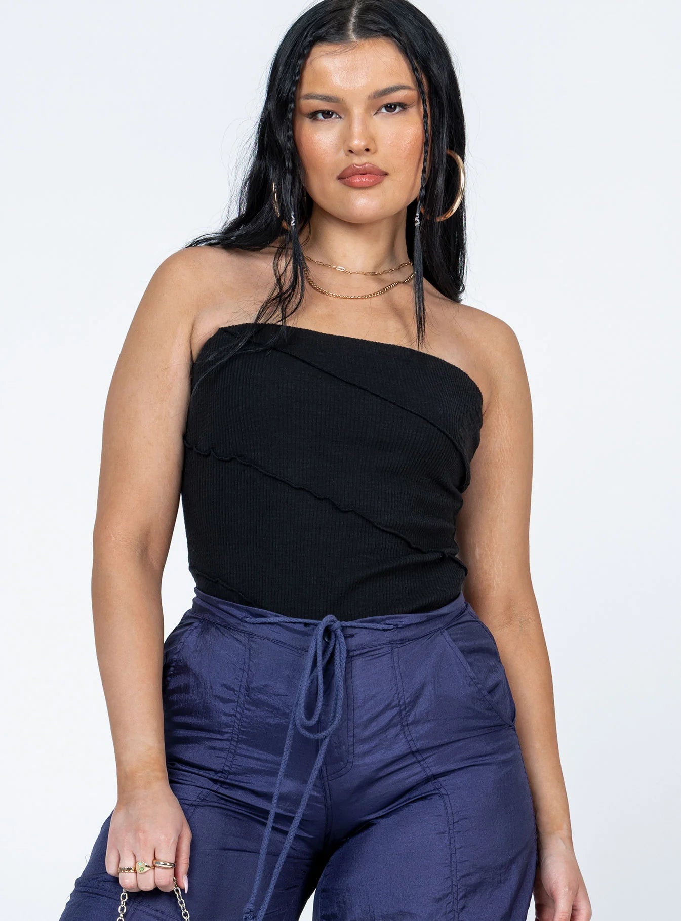 Oscar Strapless Bodysuit Black