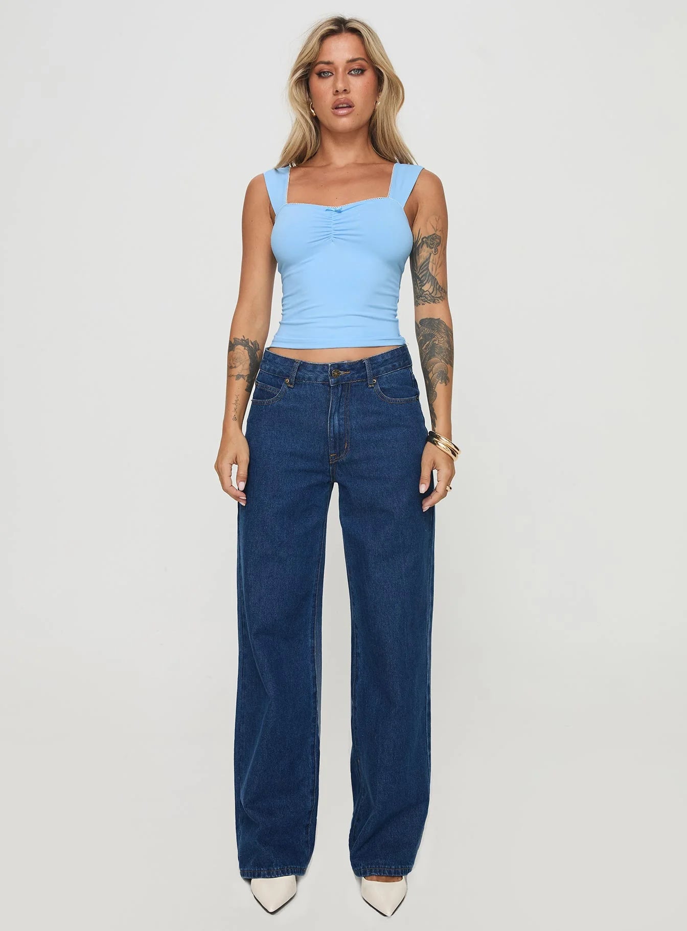 Yahya Top Blue