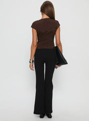 Showstopper V Front Pant Black