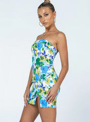 Genevievia Mini Dress Blue