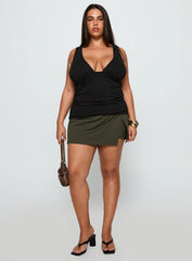 For The Thrill Skort Green Curve