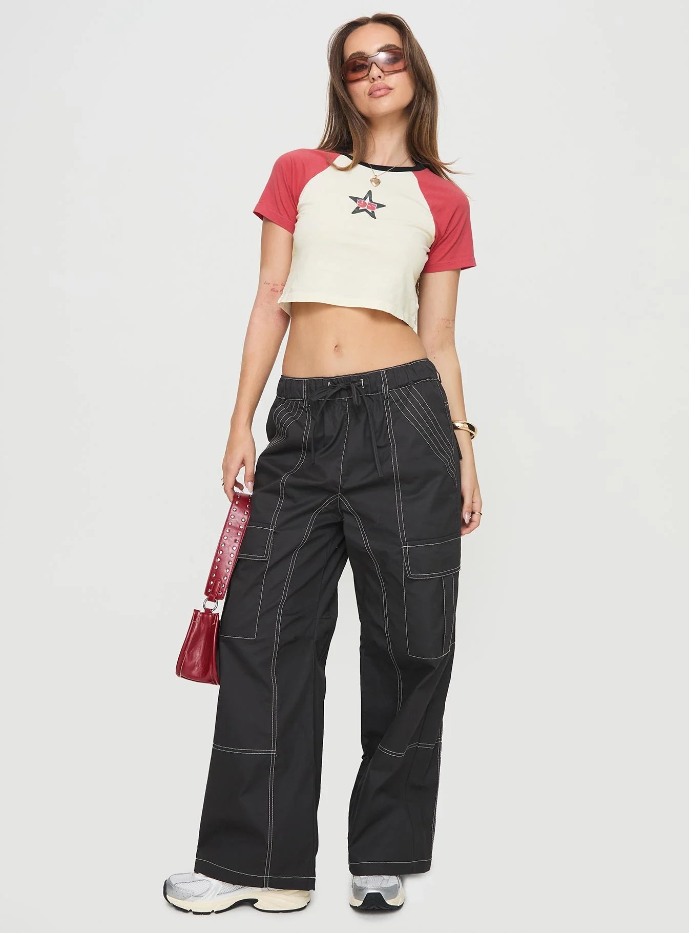 Soria Cargo Pants Black