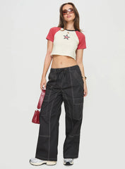 Soria Cargo Pants Black