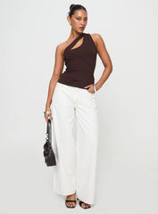 Valoria Top Brown