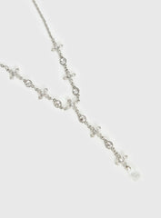 Ellasyn Y Necklace Silver