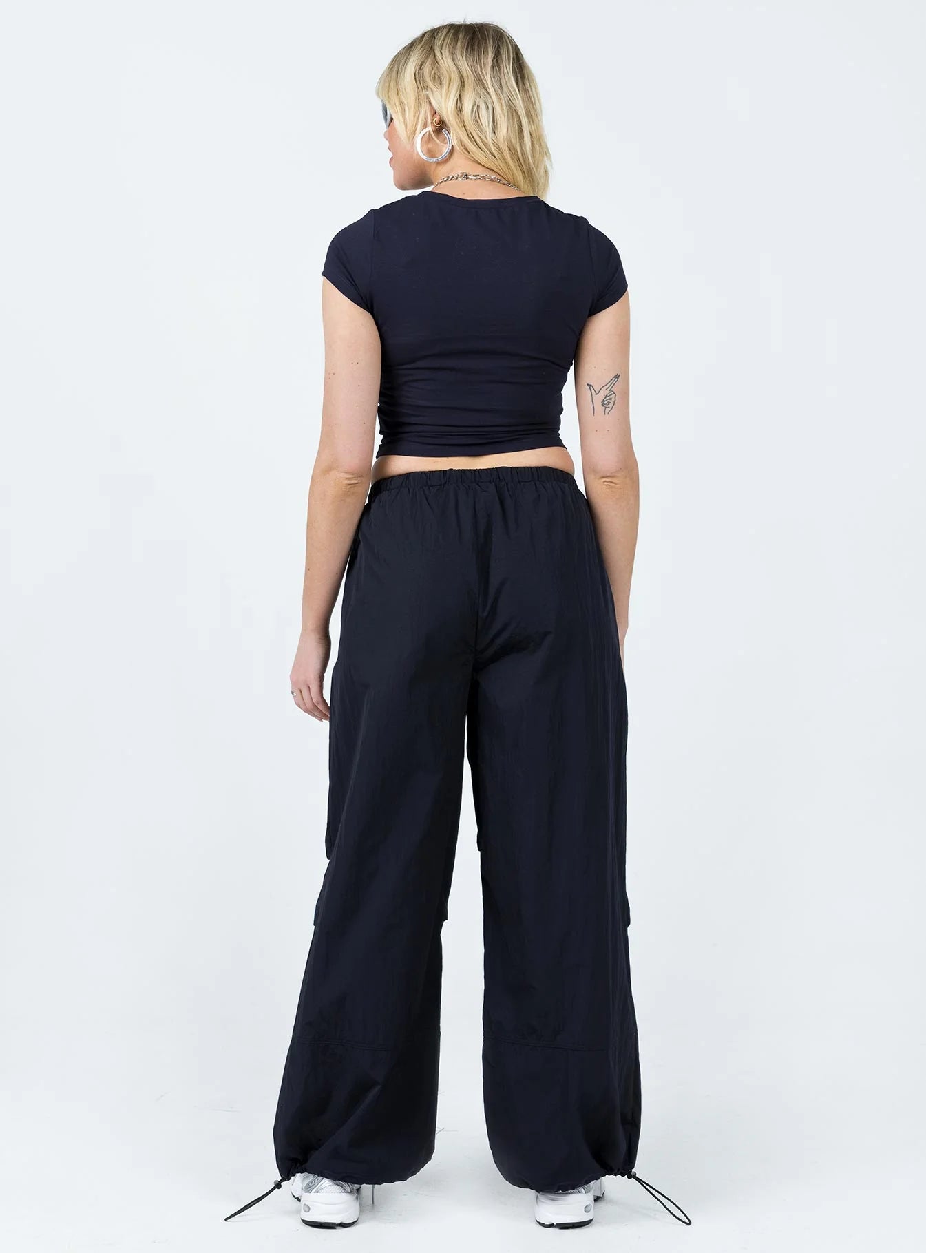 Hypnotize Parachute Pants Navy