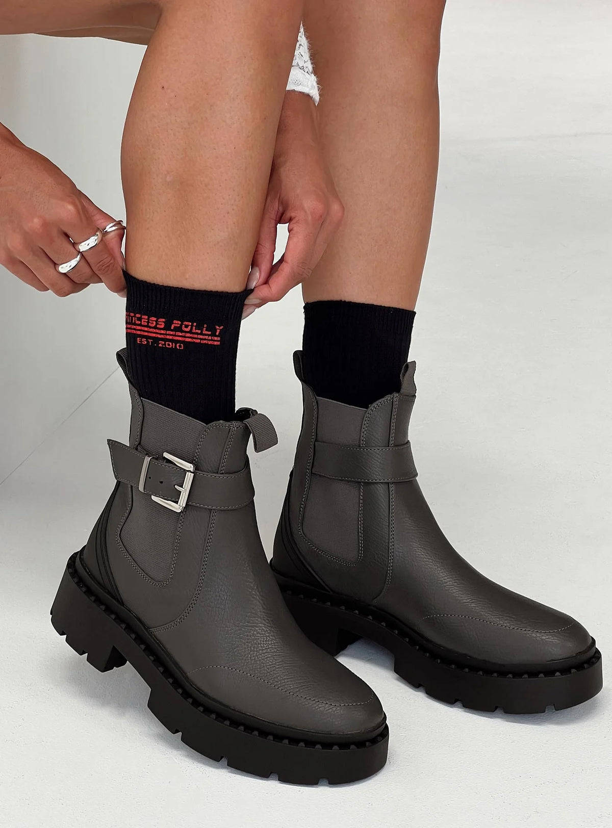 Ledger Boots Slate