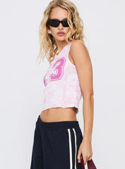 Lucky 13 Graphic Tank Purple