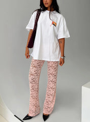 Peru Lace Pants Pink