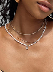 Zealy Necklace Gold / White