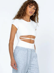 Nicola Bodysuit White
