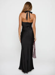 Gloriana Halter Maxi Dress Black