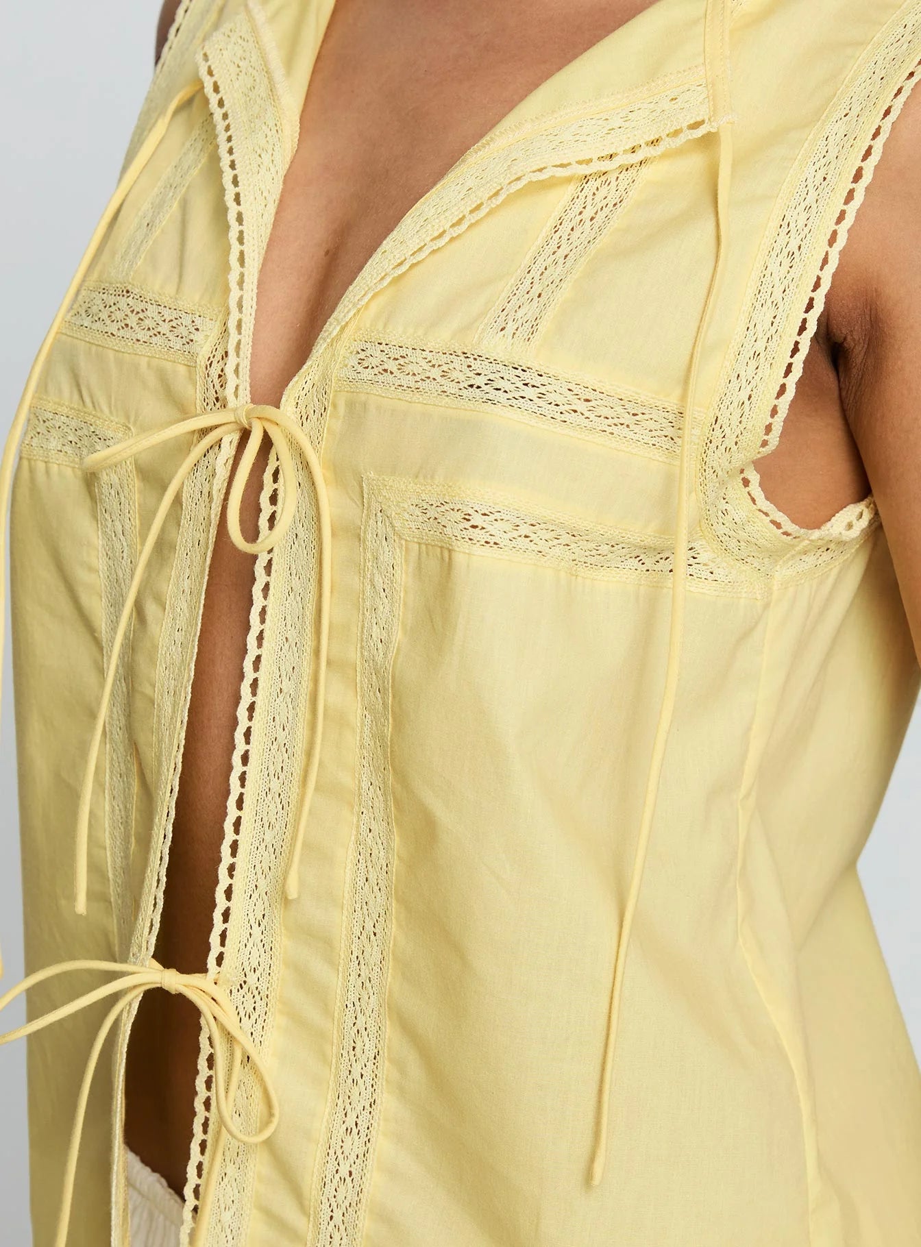 Angourie Blouse Top Lemon