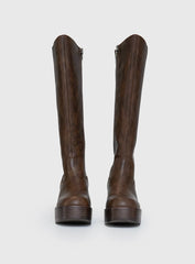 Windsor Smith Nowhere Boots Dark Brown