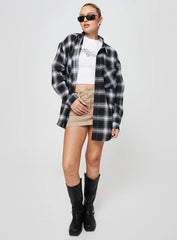 Waver Shirt Black / White Check