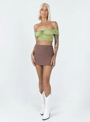 Asner Top Sage Green