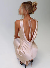 Northern Star Maxi Dress Champagne