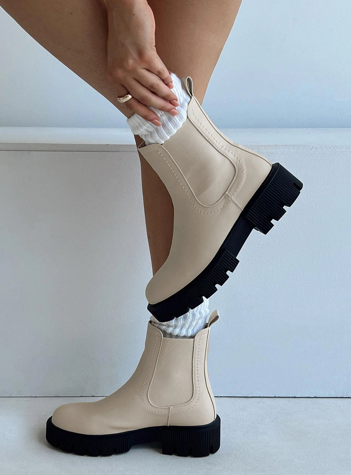 Lavern Boot Beige