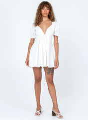 Blissful Mini Dress White