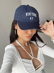 New York Dad Cap Blue