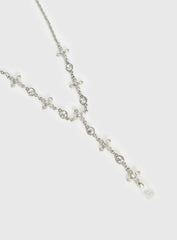 Ellasyn Y Necklace Silver