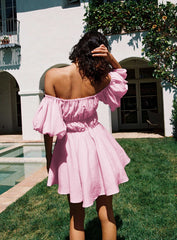 Halton Mini Dress Pink