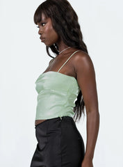 White Rabbit Top Green