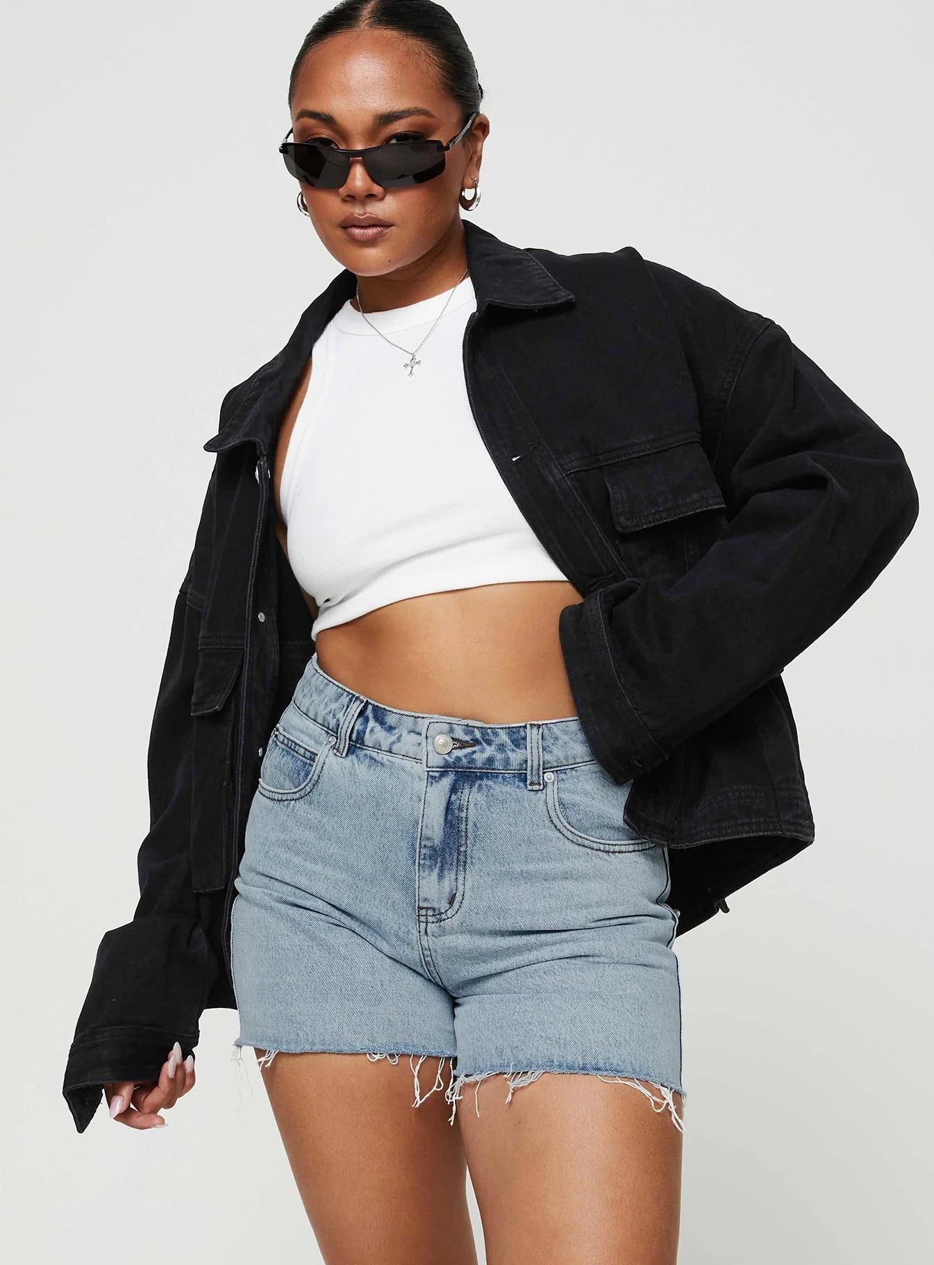 Laurena Denim Shorts Tall Lower Impact