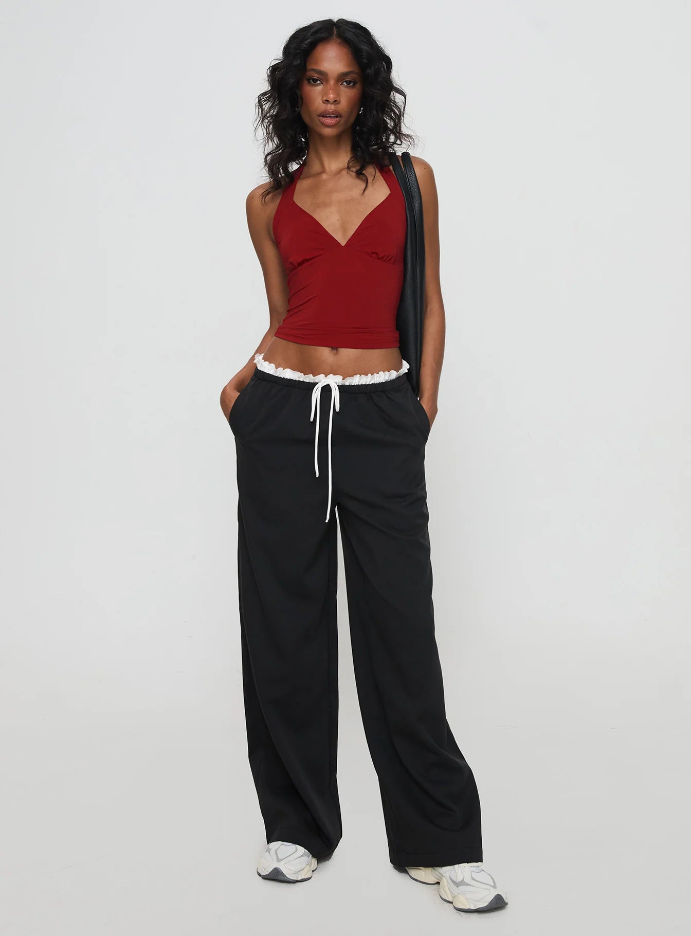 Mielle Top Burgundy