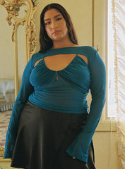 Mcleay Cut Out Top Blue Curve
