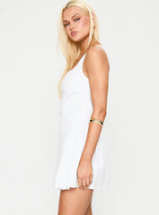 Songs Of Summer Mini Dress White