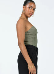 Marishka Bodysuit Khaki