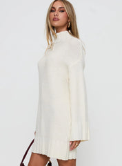 Tarin Knit Mini Dress Cream