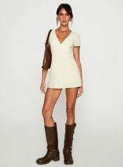 Loveliness Playsuit Lemon