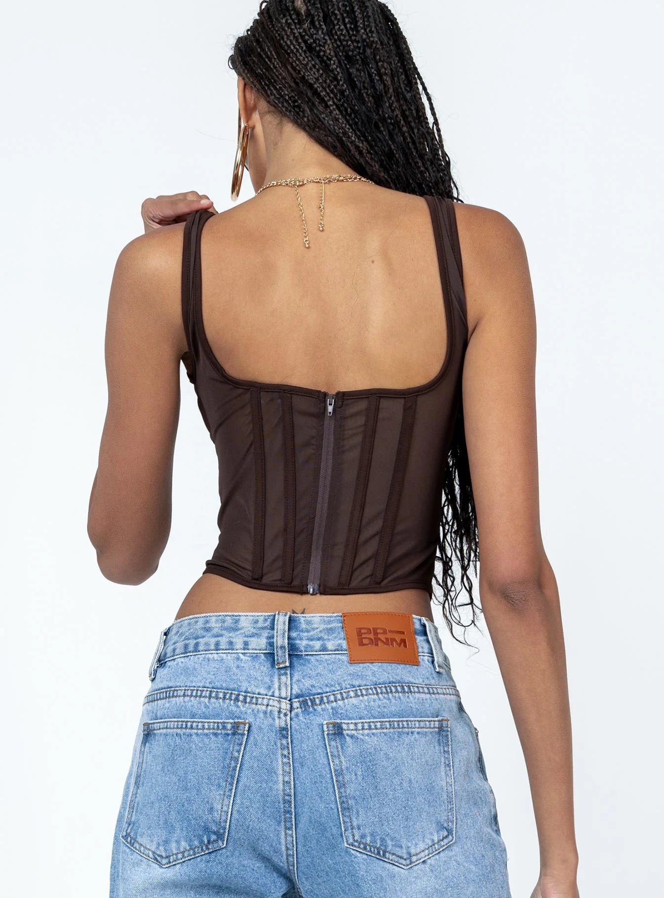Normani Top Brown