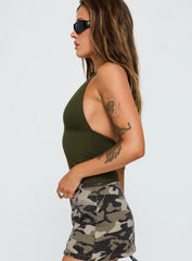 Impress Me Halter Top Green