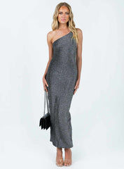 Vee Midi Dress Grey