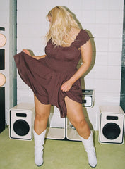 The Love Galore Romper Brown Curve