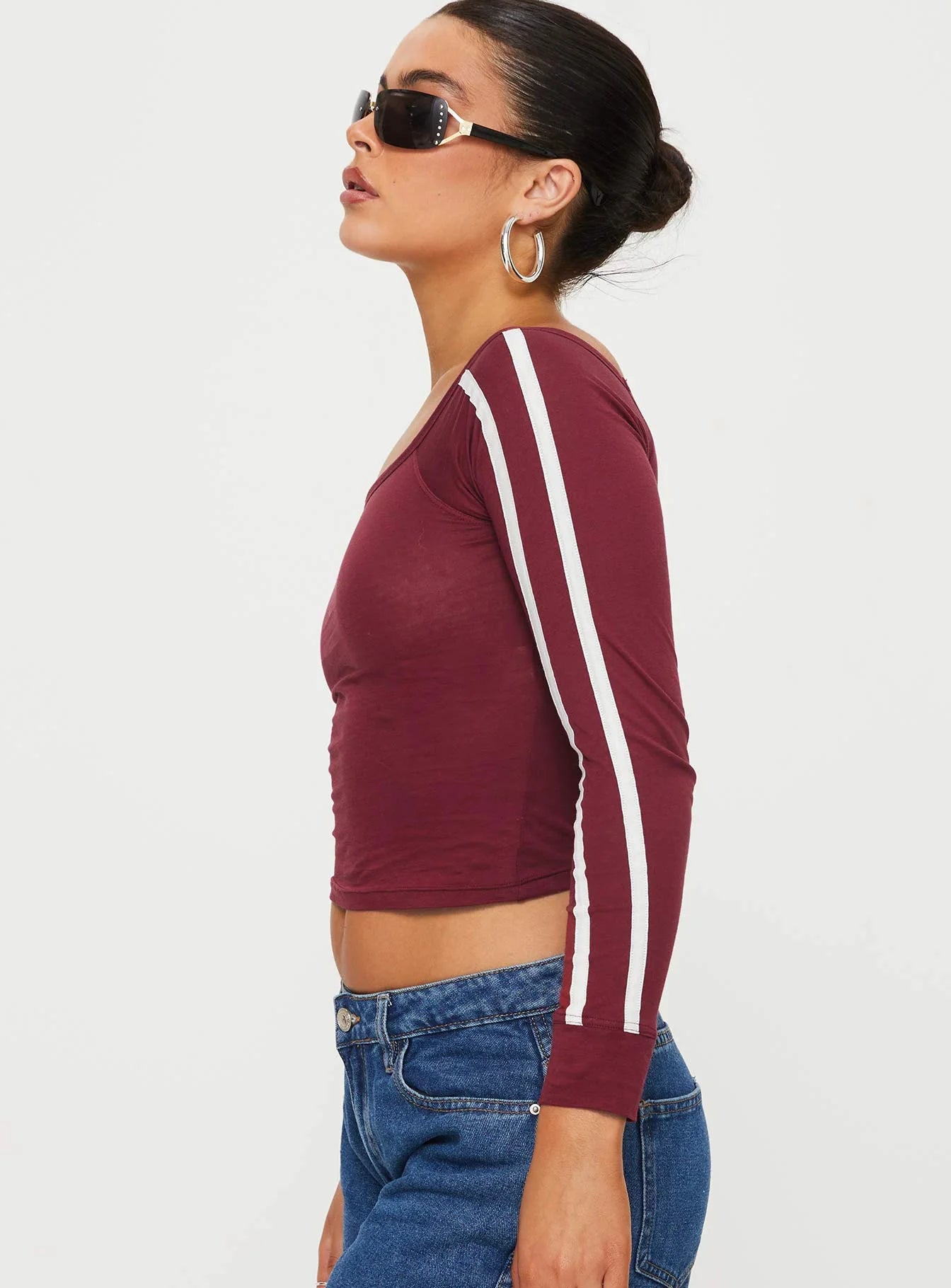 Gavya Top Adrenalin Red / White