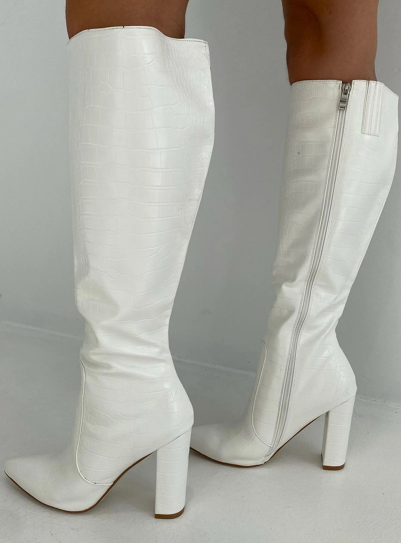 Stamper Boots White