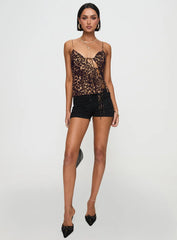 Mariah Top Leopard