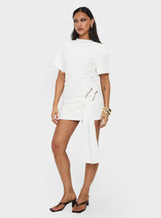 Martini Mini Dress Porcelain