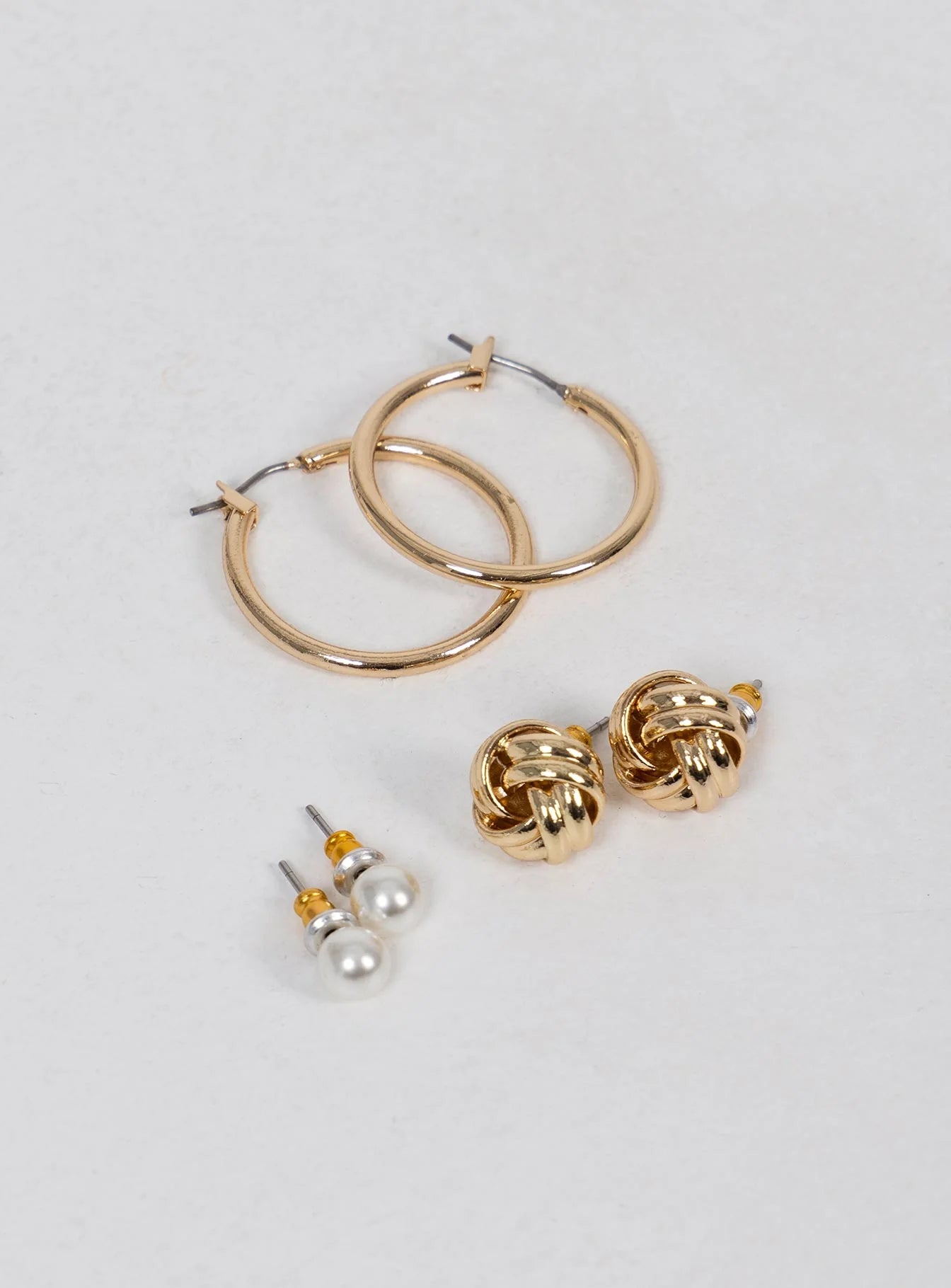 Gracey Earring Pack Gold