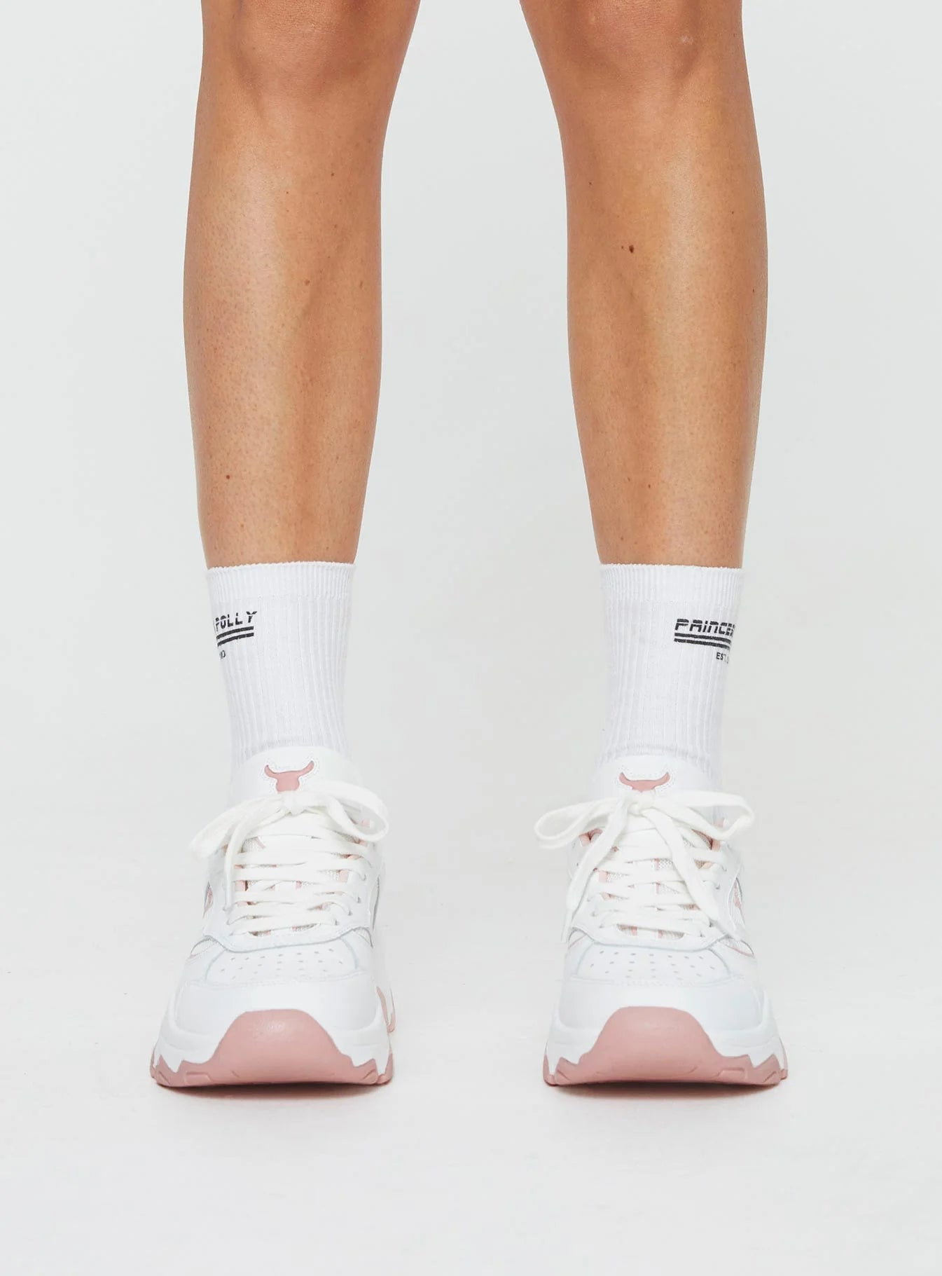 Windsor Smith Ghosted Sneakers White / Cherry