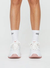 Windsor Smith Ghosted Sneakers White / Cherry