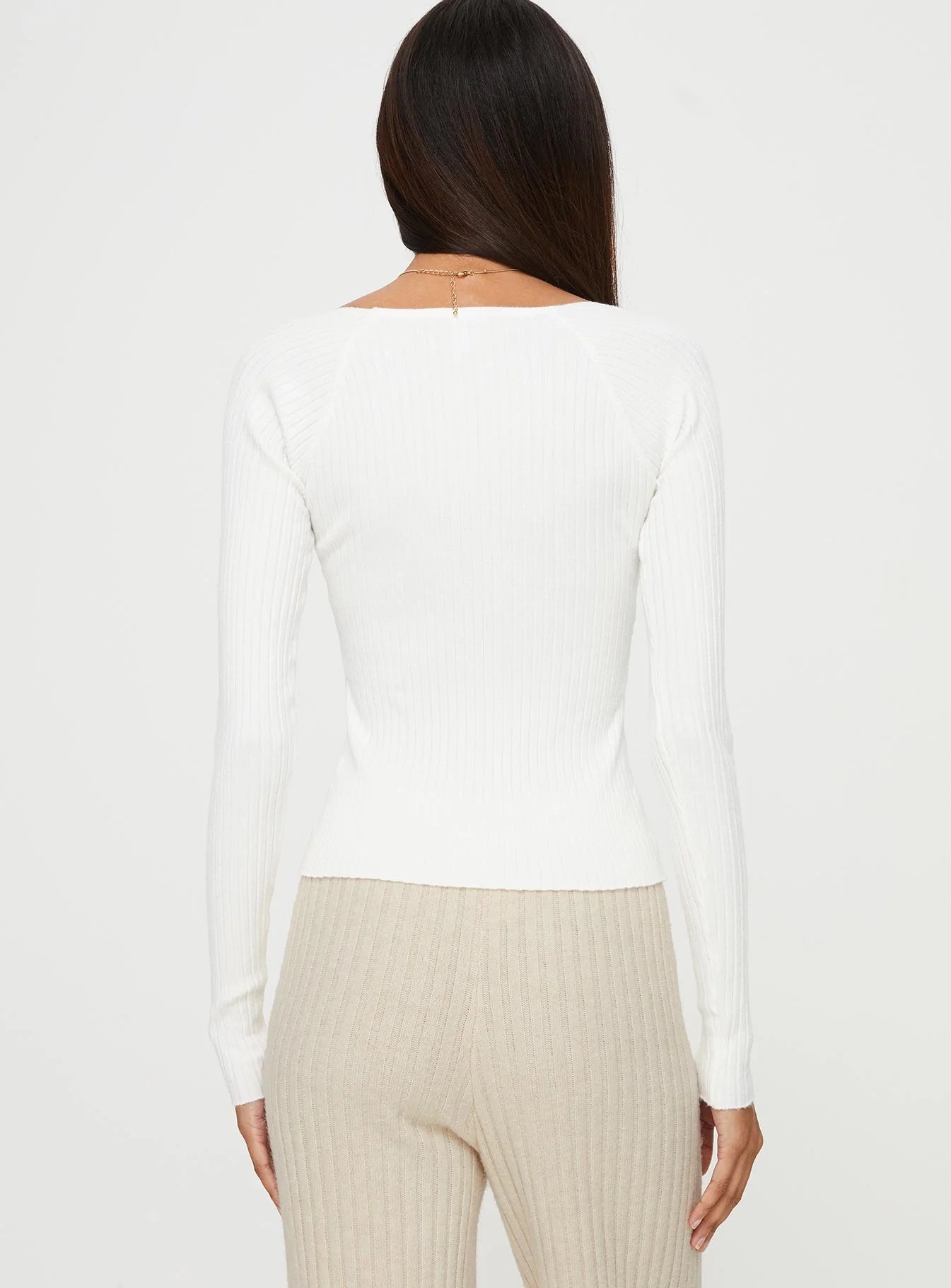 Mavins Long Sleeve Top White
