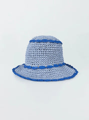 Zeldine Crochet Hat Blue