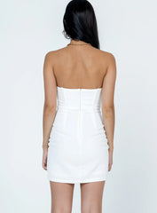 Lavar Strapless Mini Dress White